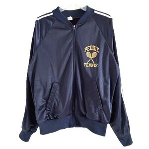 VTG Peddie Tennis Athletic Jacket Made in USA Collegiate Athleisure Unisex Large